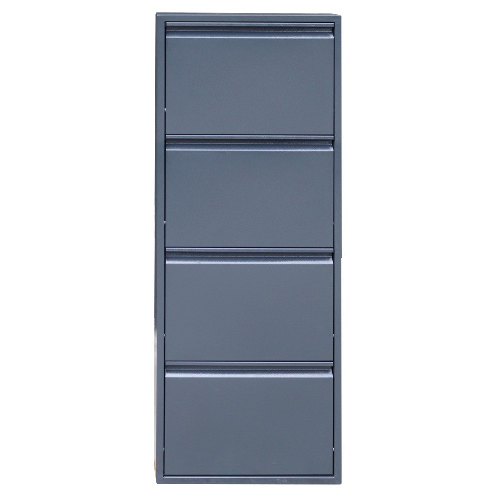 4lü Ayakkabılık Antrasit