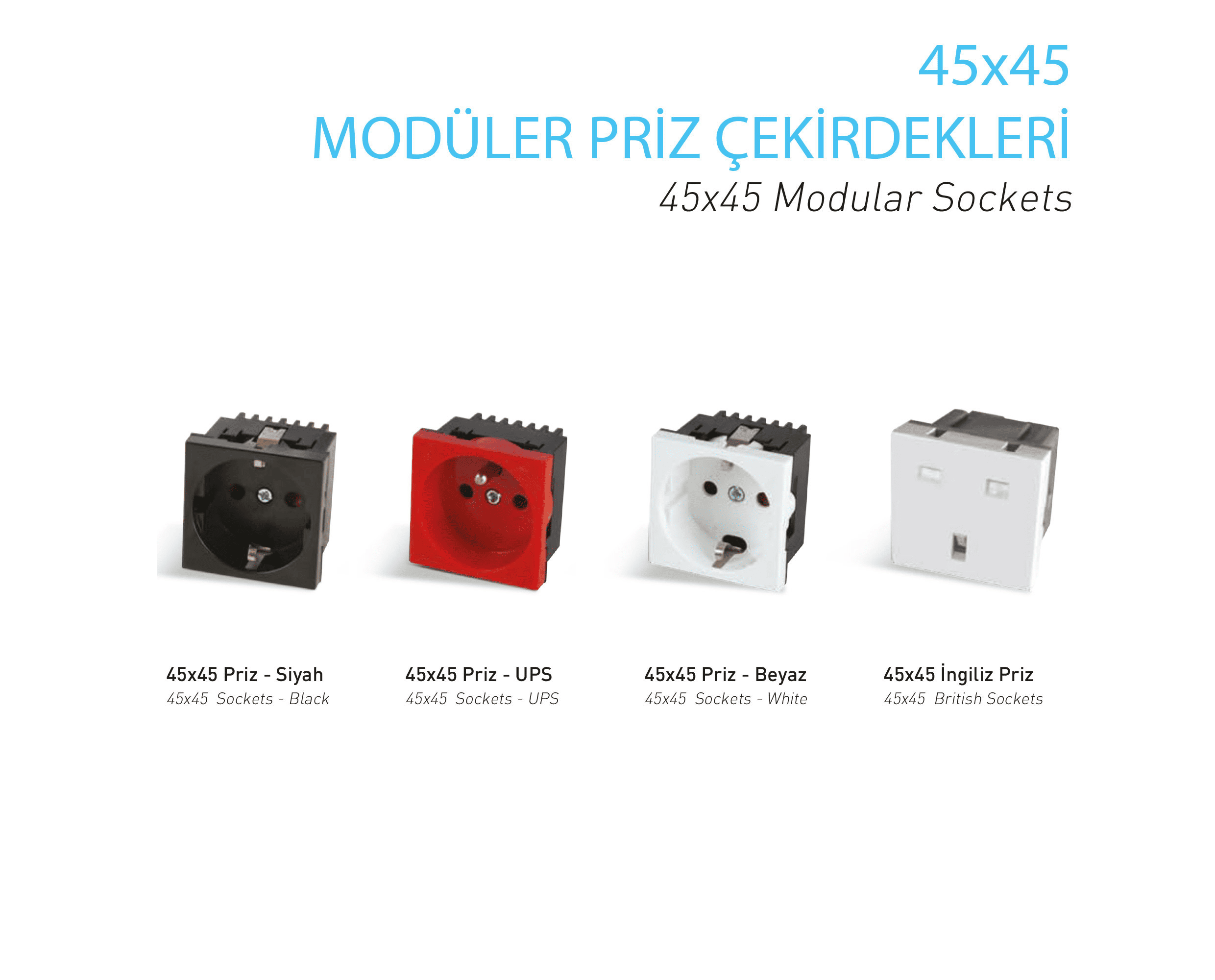 Modüler Priz Çekirdekleri