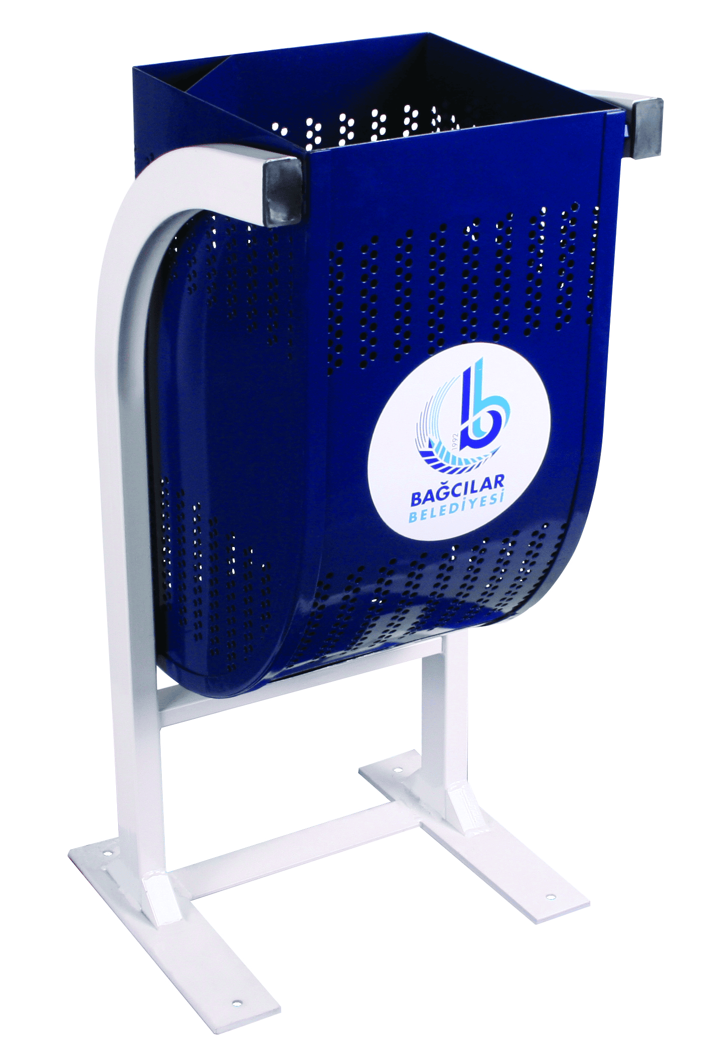 Dirsekli Dış Mekan Çöp Kovası