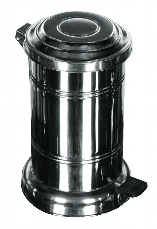 Pedallı Paslanmaz Galvaniz İç Çöp Kutusu