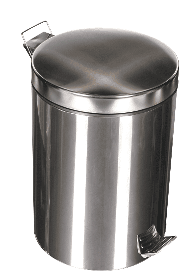 Pedallı Paslanmaz Plastik İç Kovalı Çöp Kutusu