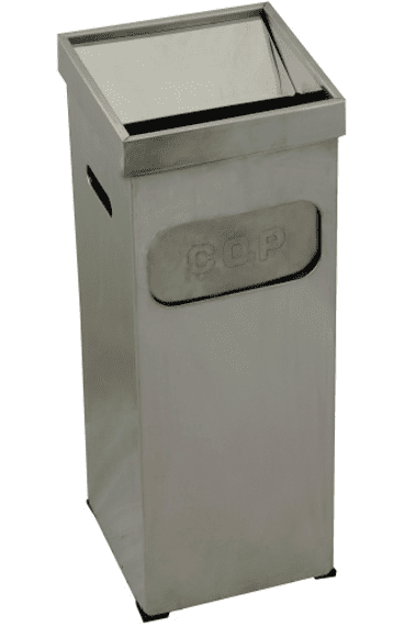 Delikli Boyalı Atık Çöp Kovası